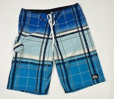 Costume da bagno Y2K Quicksilver Boardshorts Beach Surf taglia 29 blu