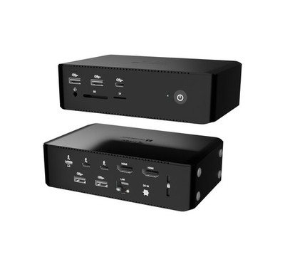 I-TEC Thunderbolt 5 Quattro Display DS 2xTB5 2xHDMI 1x2.5GLAN 1xAudio/Mic 1xUSB-