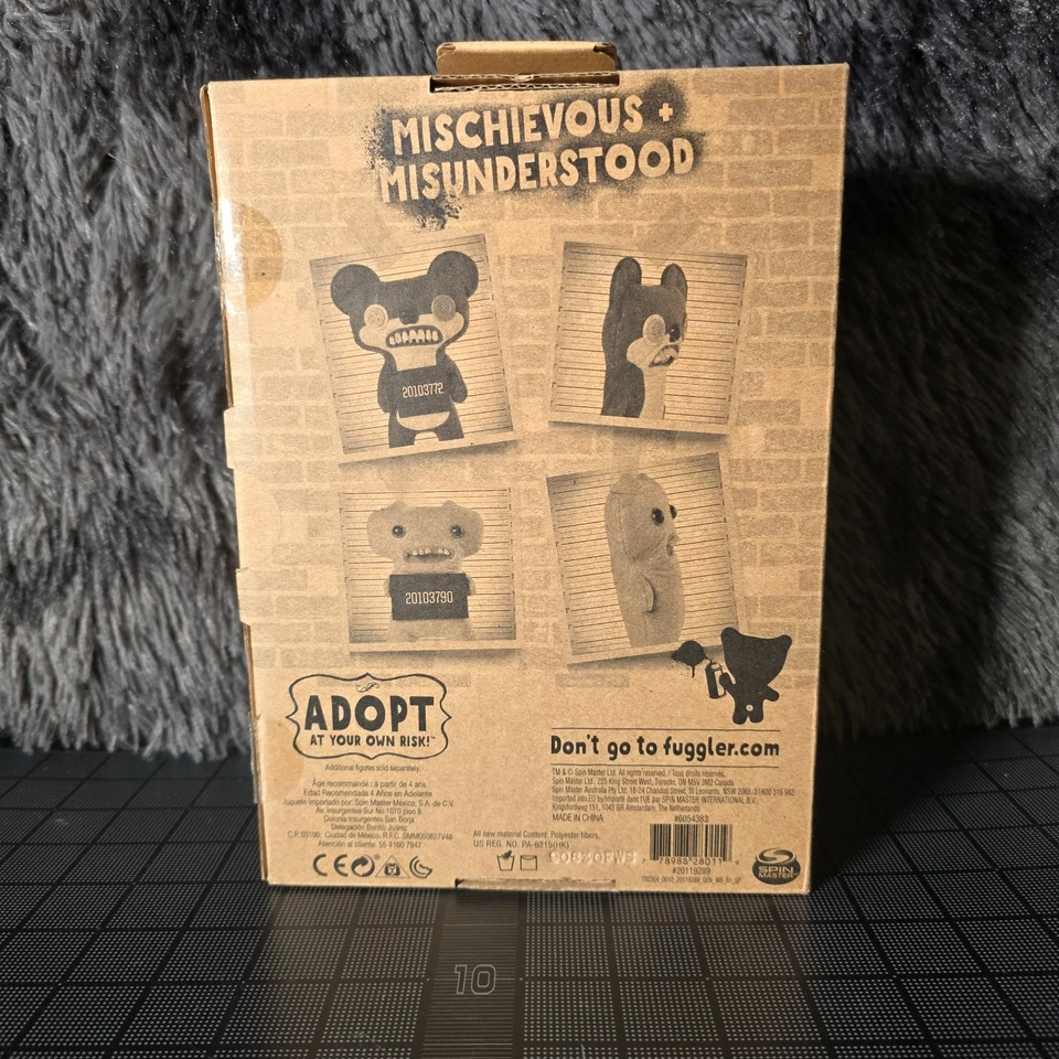 Fuggler Raccoon Bandit Plush With Adoption Papers Spin Master Rare NIB open box - Image 4 of 4