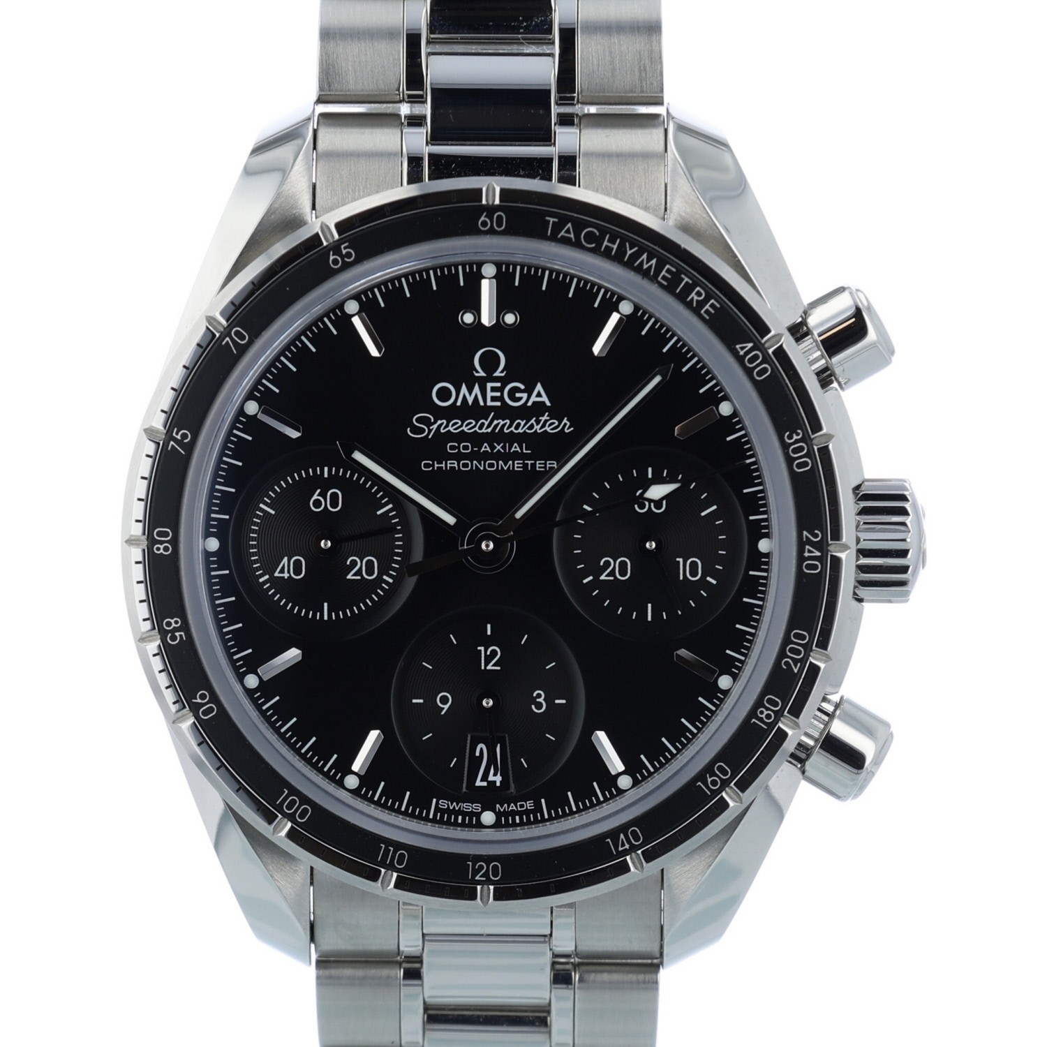 Omega Speedmaster 324.30.38.50.01.001 38 mm Black Dial Steel 2024 Box & Papers