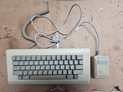 Vintage Apple Macintosh M0110 Keyboard M0100 Mouse 128K 512K Original Tested