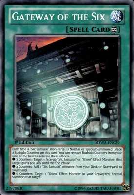 Tor der Sechs - 1. Auflage SDWA-DE029 - LP - YuGiOh