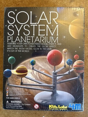 Solar System Planetarium Model Kit Kidz Labs 4M Brand New Sealed