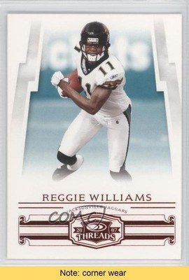 2007 Donruss Threads Century Proof Red Reggie Williams #95 READ 0f7