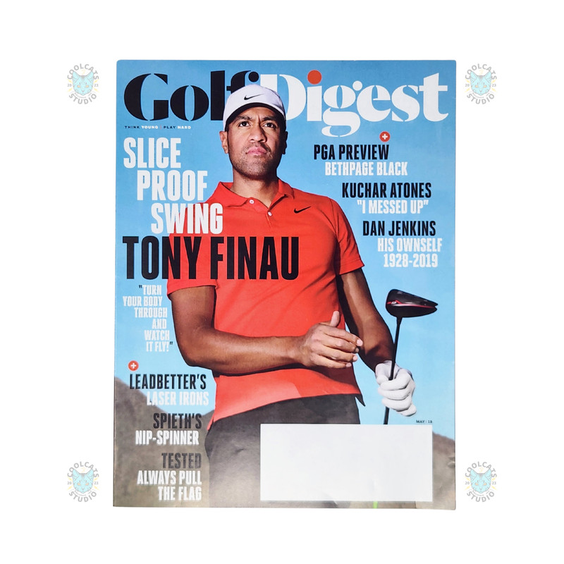 Golf Digest – May 2019 featuring Tony Finau / Rickie Fowler Back – Collectible