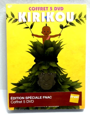 KIRIKOU COFFRET 5 DVD EDITION SPECIALE FNAC DESSINS ANIMES VF NEUF SOUS BLISTER - Photo 1/3