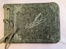 Vintage Autograph Signature Booklet 1930s Witty sayings some dated