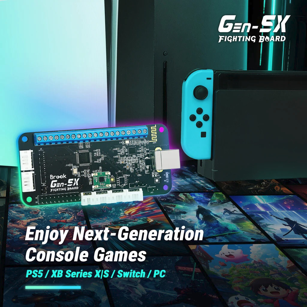 Brook Gen-5X Fighting Board encodeur arcade multi-console et PC - 4