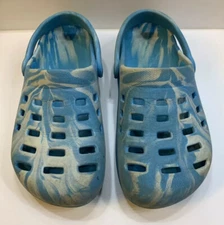 Airwalk Compel V Clogs Youth Kids Boys Girls Size 2.5 3 Blue White