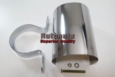Stainless Universal Ignition Coil Cover Chrome Mount Bracket Ford Chevy Sbc