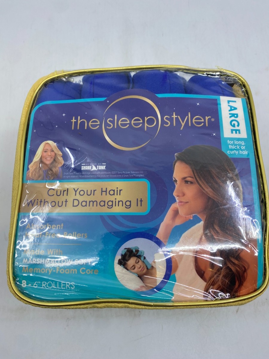 The Sleep Styler Large Blue Hair Rollers Preowned Like New The Sleep Styler | Accessories | The Sleep Styler Heatless  main image 2
