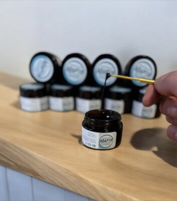 Adaptiv, 25g reines Shilajit Bio Harz Fulvosäure, Laborgeprüft 100% rein 