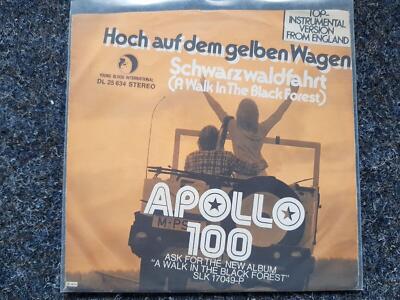 7'' Single Vinyl Apollo 100 - Hoch auf dem gelben Wagen/ Schwarzwaldfahrt