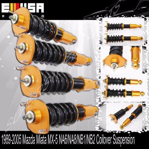 Coilover Suspension Kits FIT 9905 Mazda Miata MX5 MX5 2D NA6 NA8 NB1 NB2 GOLD 644558166827 eBay