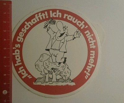 Aufkleber/Sticker: Ich habs geschafft ich Rauch nicht mehr (230916199)