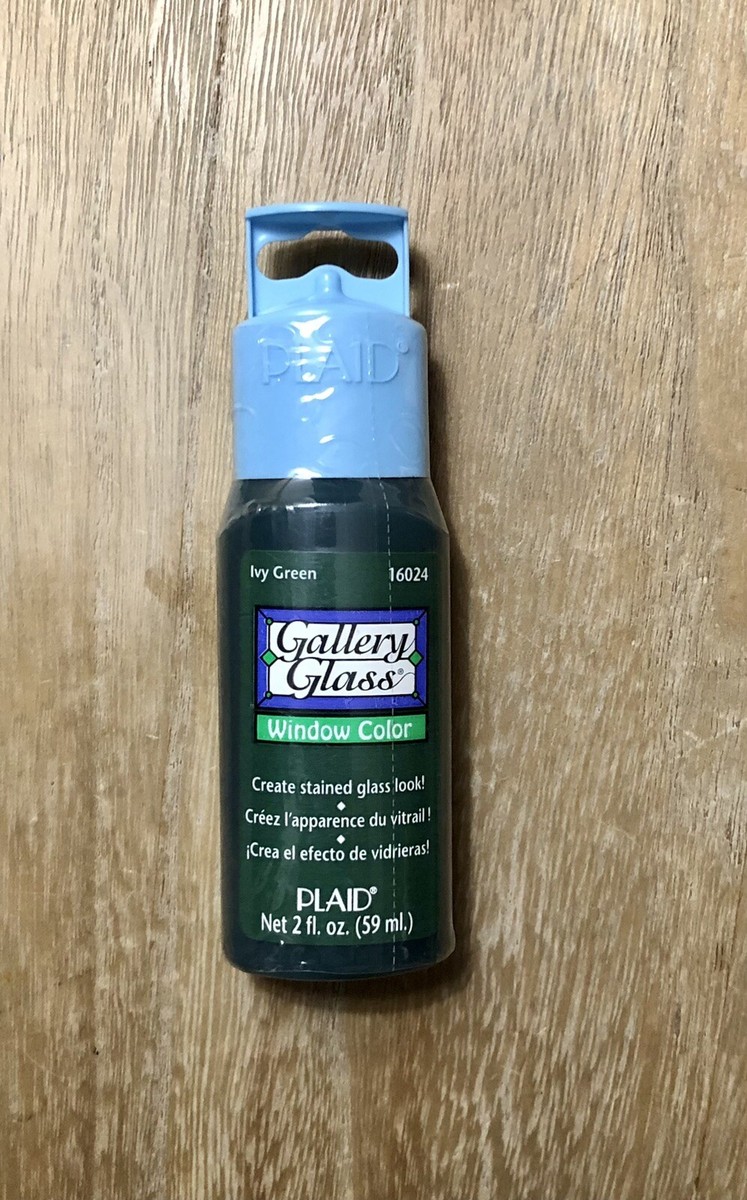 Gallery Glass Window Color - 2oz Emerald Green, Water-Based Stained Glass Effect Paint