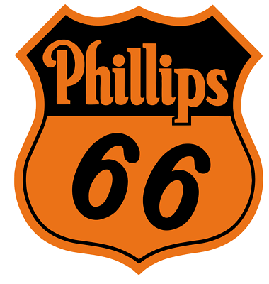 #ad Phillips 66 Oil Gas sticker ORANGE Vinyl Decal 10 Sizes with TRACKING $59.99