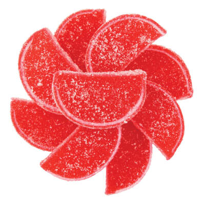 Cherry Jelly Fruit Slices - Premium Quality Jelly by NY Candy - FREE SHIP