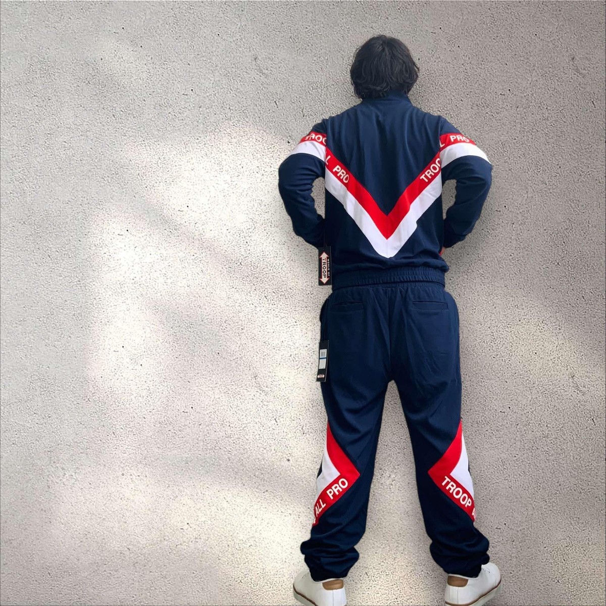 80s troop スウェット Men's Troop Navy | Red | White Tracksuit NWT | eBay