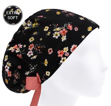 Surgical scrub cap, surgery caps, floral scrub hats, nurse hat flowers