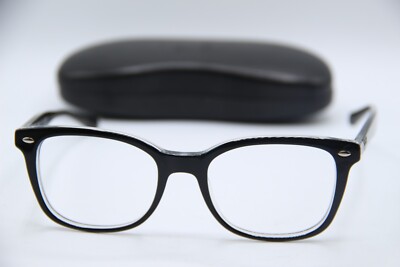 NEW RAY-BAN RB 5285 2034 BLACK CLEAR AUTHENTIC FRAMES EYEGLASSES 53-19