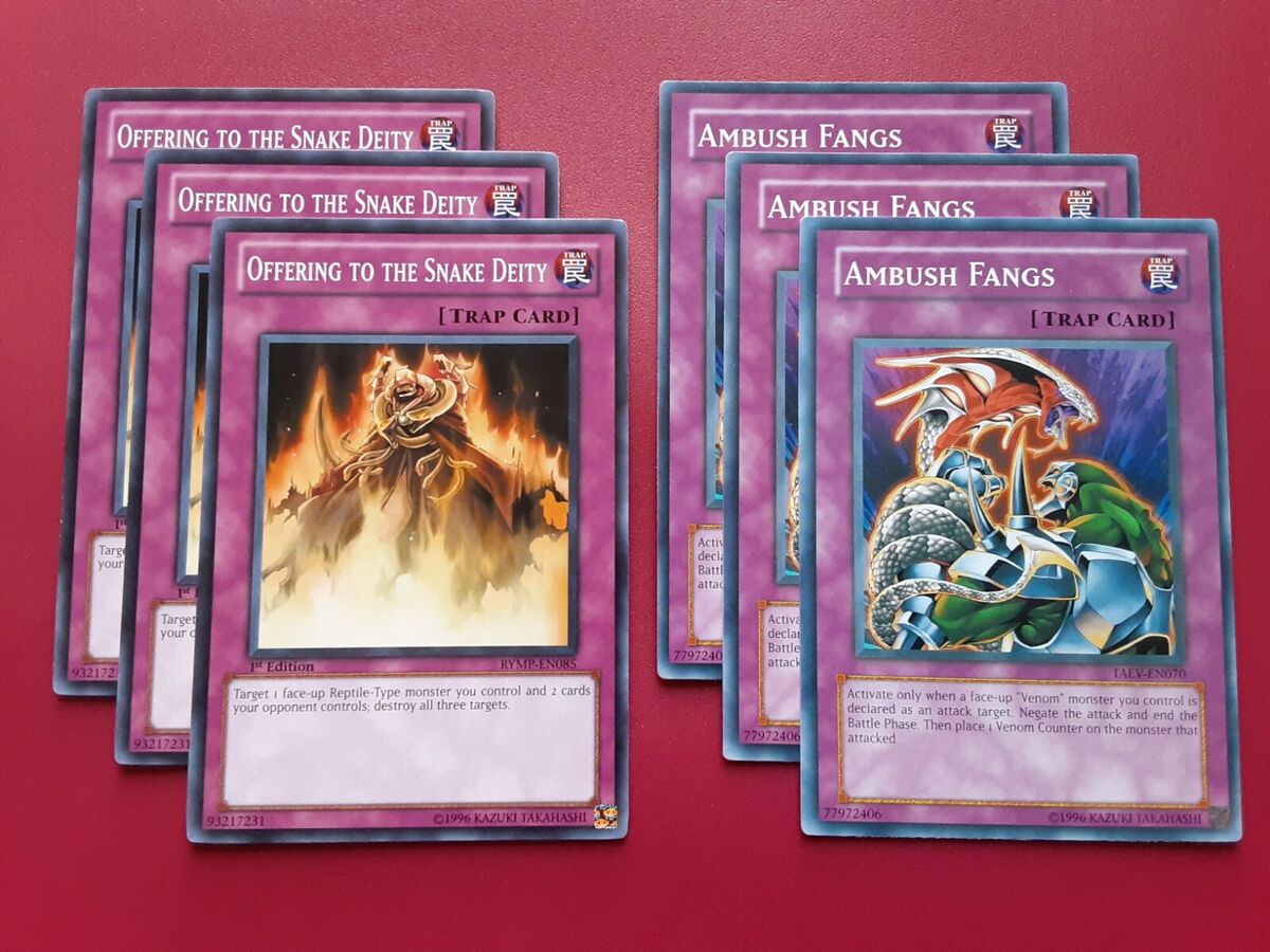 Yugioh Vennominaga The Deity of Poisonous Snakes 40 Card Yugioh Vennominaga The Deity of Poisonous Snakes 40 Card