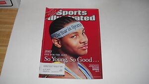 Nba Phenom Carmelo Anthony Sports Illustrated 12 29 2003 Ebay