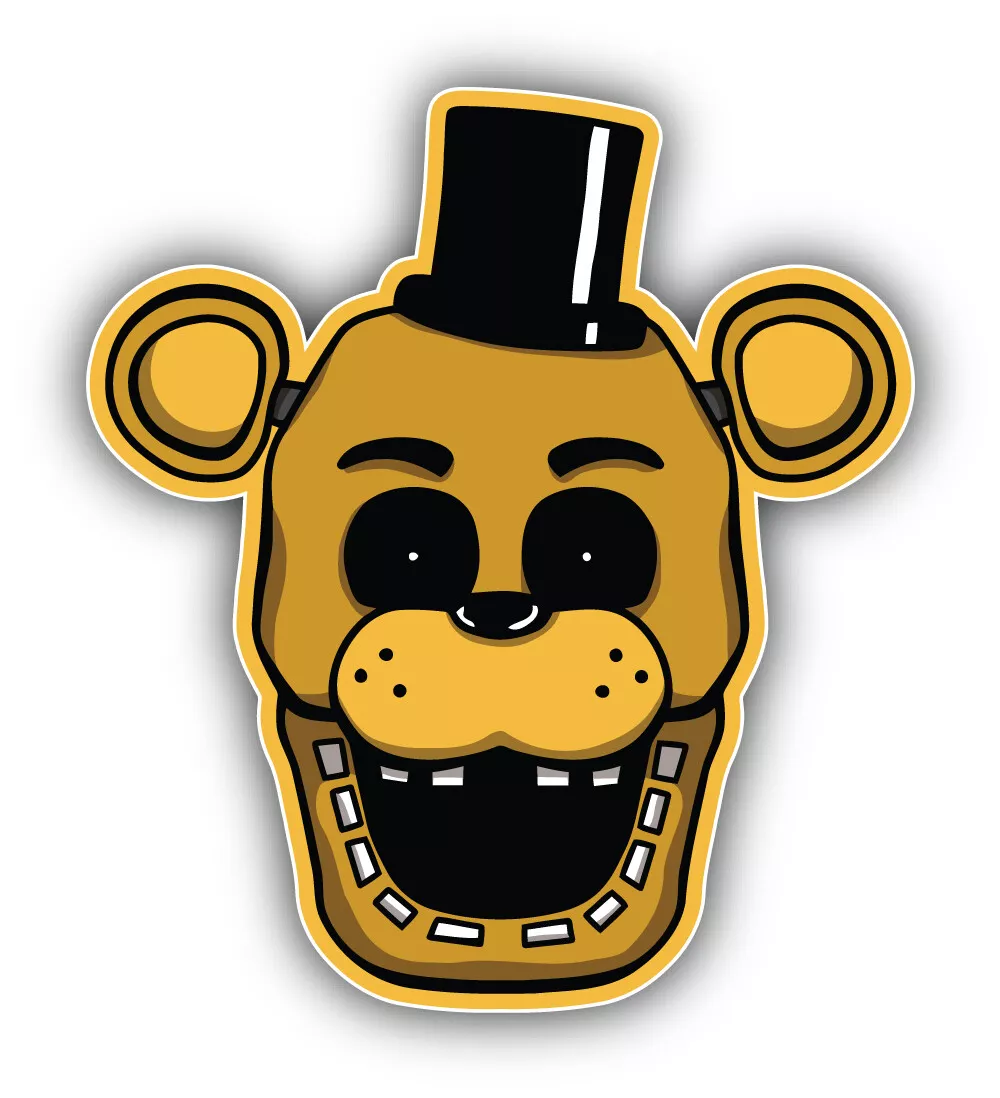 Five Nights At Freddy's Cartoon Sticker Bumper Decal - ''SIZES