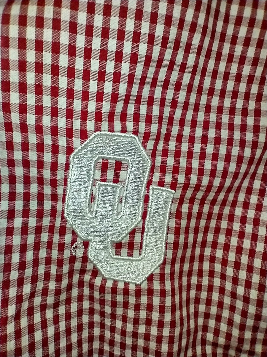 ou dress shirt Men's OU Sooners Apparel