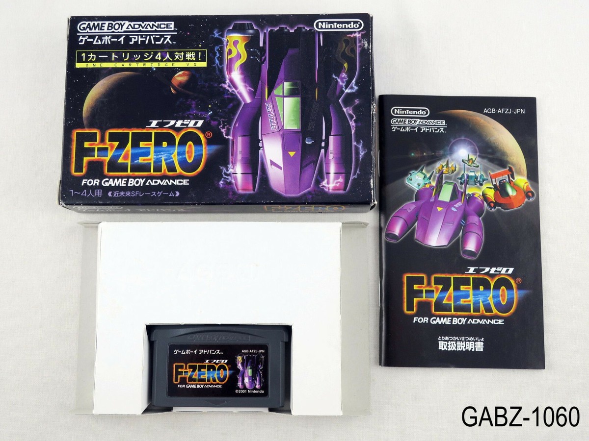 Complete F-Zero for Gameboy Advance Game Boy Japanese Import