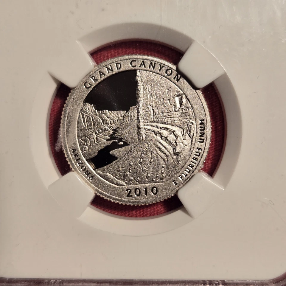 USA 2010-S Quarter 25c Coin: Grand Canyon National Park Clad - NGC PF70 - Image 2 of 4