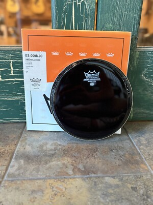 Remo Ambassador Ebony Batter 8'' Drum Head
