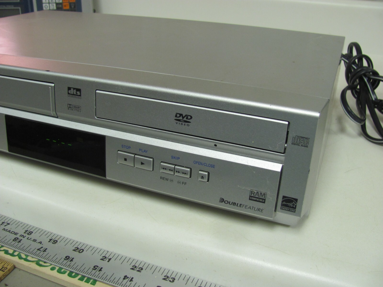 Panasonic Dvd Player Vcr Combo 4 Head Hi Fi Pv D4744s Tested Works No Remote Ebay