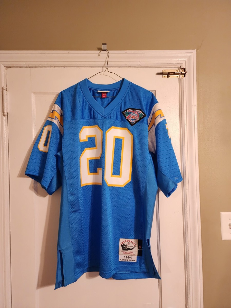 100% Authentic Mitchell & Ness San Diego Chargers 1994 Natrone