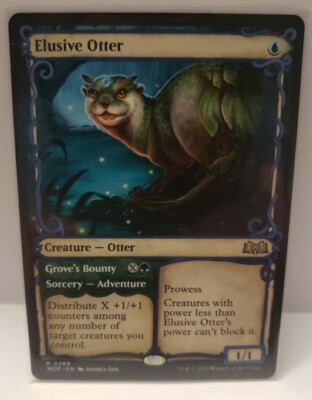 Elusive Otter Grove's Bounty (Showcase) - #289- Wilds of Eldraine- Regular- NM