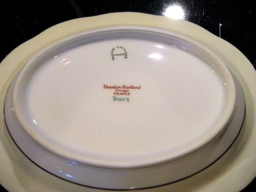 Antique ca. 1920's Theodore Haviland "Ivory" China Dinnerware & Servingware - Picture 26 of 46