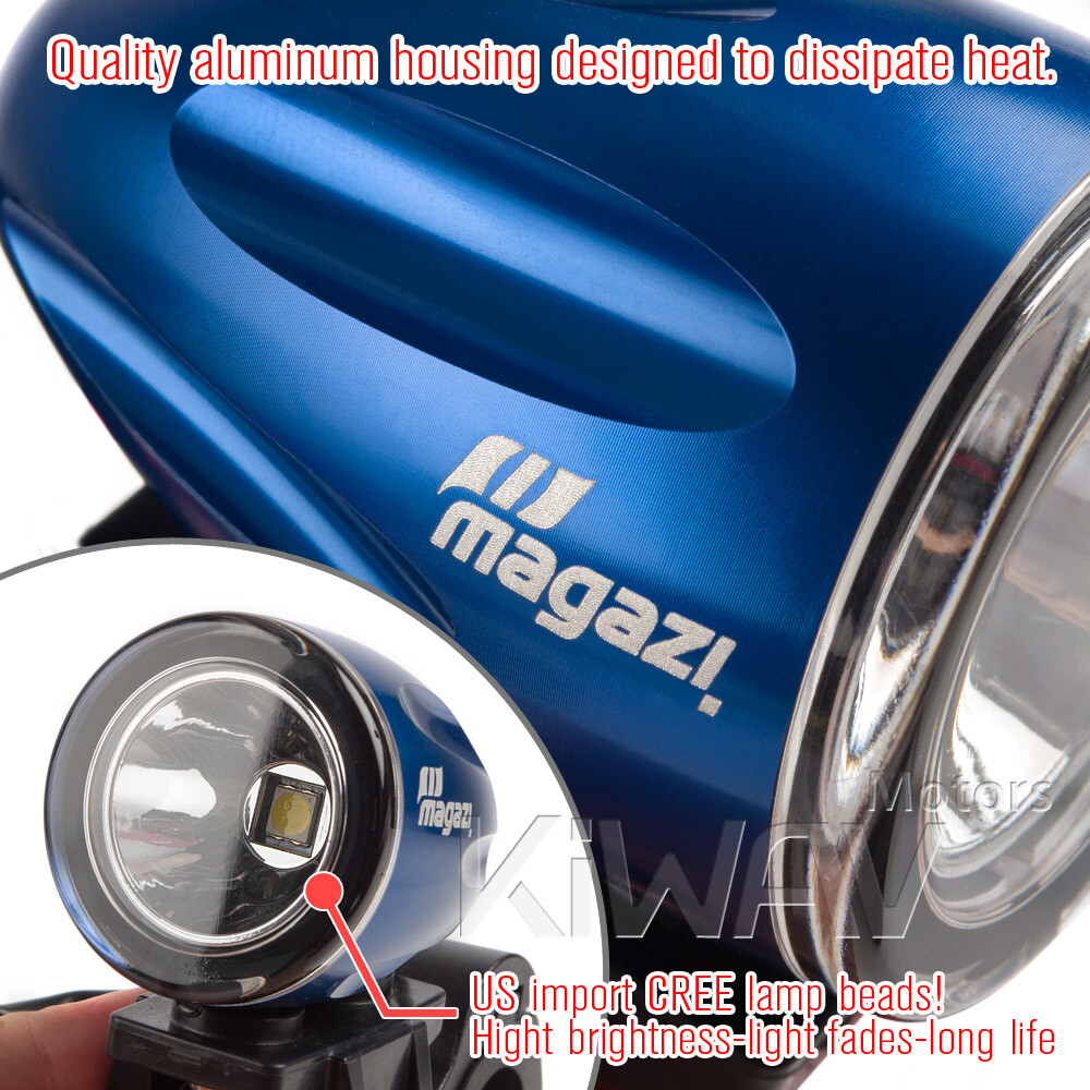 IBWK　ミニミニランプ mini LED light spot beam blue housing 22- 25mm diameter tube