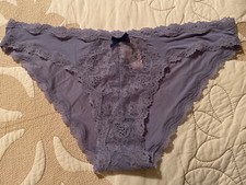 Victoria Secret Vintage Dream Angels Cheekini/culotte Bikini Panty Purple Large
