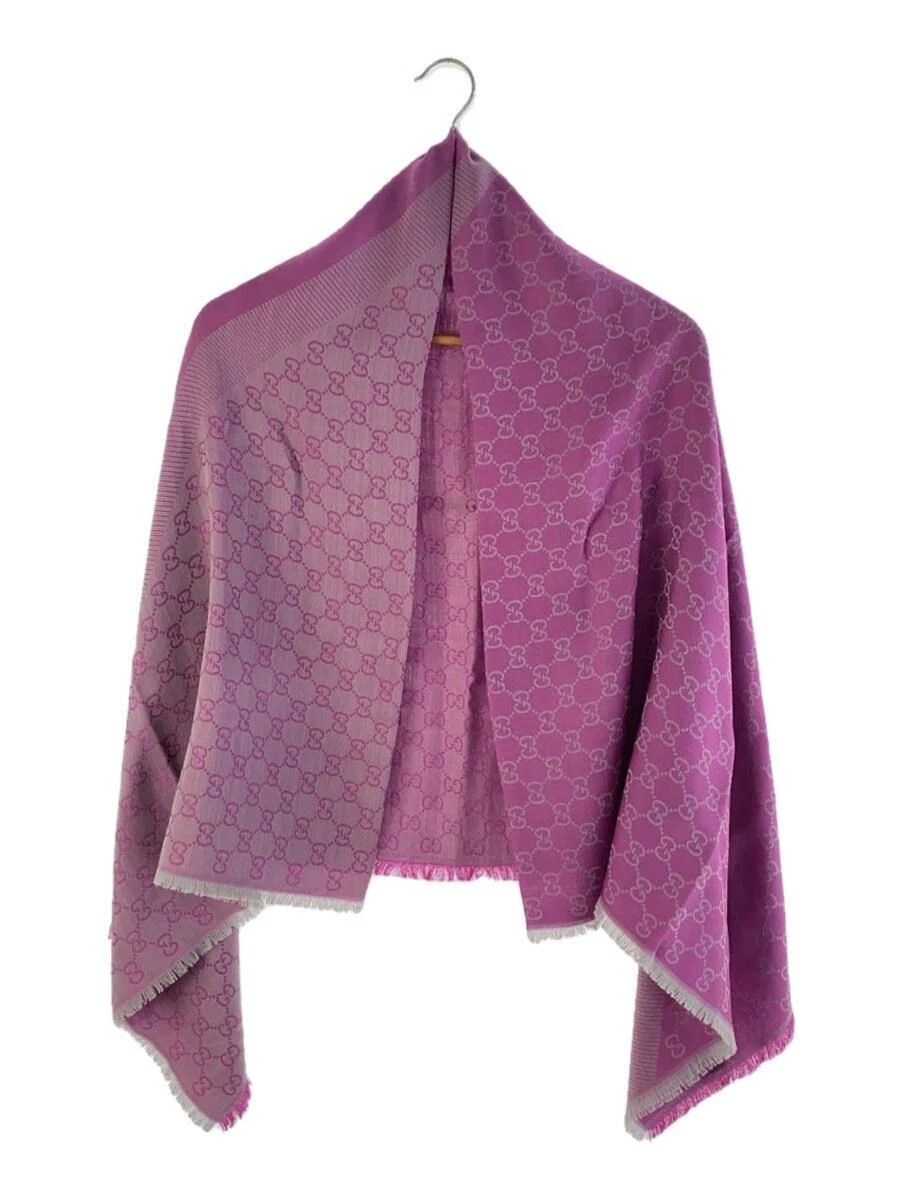 Echarpe femme GUCCI laine rose occasion