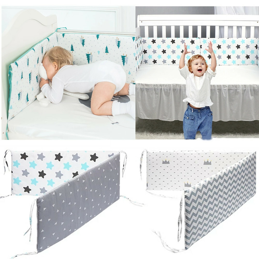 baby crib side cushion