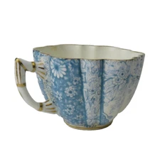 Wileman & Co. Pre-Shelley “Daisy”  – Jungle Print, Blue Transferware, 6088