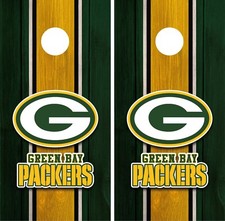 Green Bay Packers Cornhole Board Vinyl Sticker - Decal Wrap VZ666
