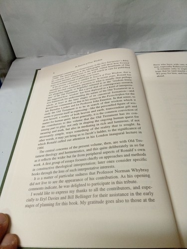 In Search Of True Wisdom Edward Ball ISRAEL LIABERY VERYGOOD + - Picture 9 of 12