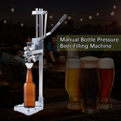 #ad Manual Beer Filling Machine Counter Pressure Bottle Filler for Glass Convoluted $83.30