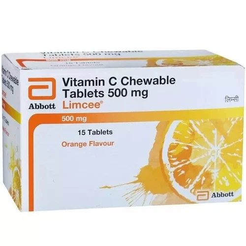 Limcee Vitamin C Chewable Tablet Orange Flavour 75 Tablets - Picture 4 of 4