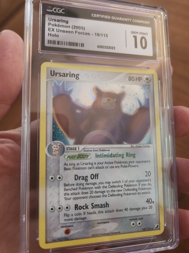Ursaring graded CGC 10 for sale on eBay