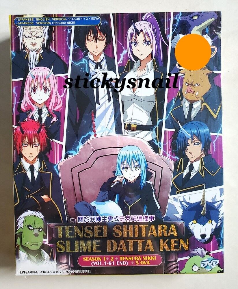 Tensei Shitara Slime Datta Ken (Season 2 + Tensura Nikki + 5 OVA) ~ English  Ver.