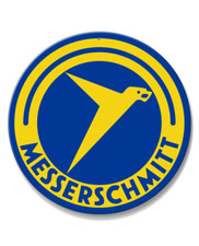 Messerschmitt Emblem Round Aluminum Sign - Aluminum - Made in the USA