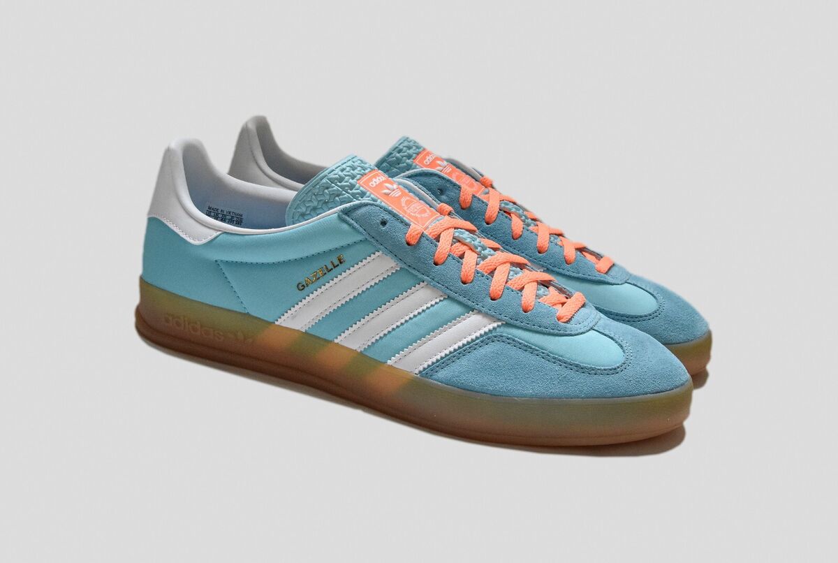 11.5 eBay 11 | LIGHT GAZELLE 9.5 10.5 ADIDAS SIZES INDOOR HQ9017 BLUE/ORANGE 12