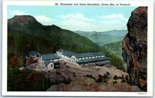 Postcard - Mt. Mansfield and Hotel Mansfield, Green Mts. of Vermont